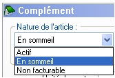 logiciel EBP Gestion commerciale 2006: les articles