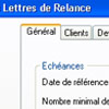 ebp gestion lettres de relance